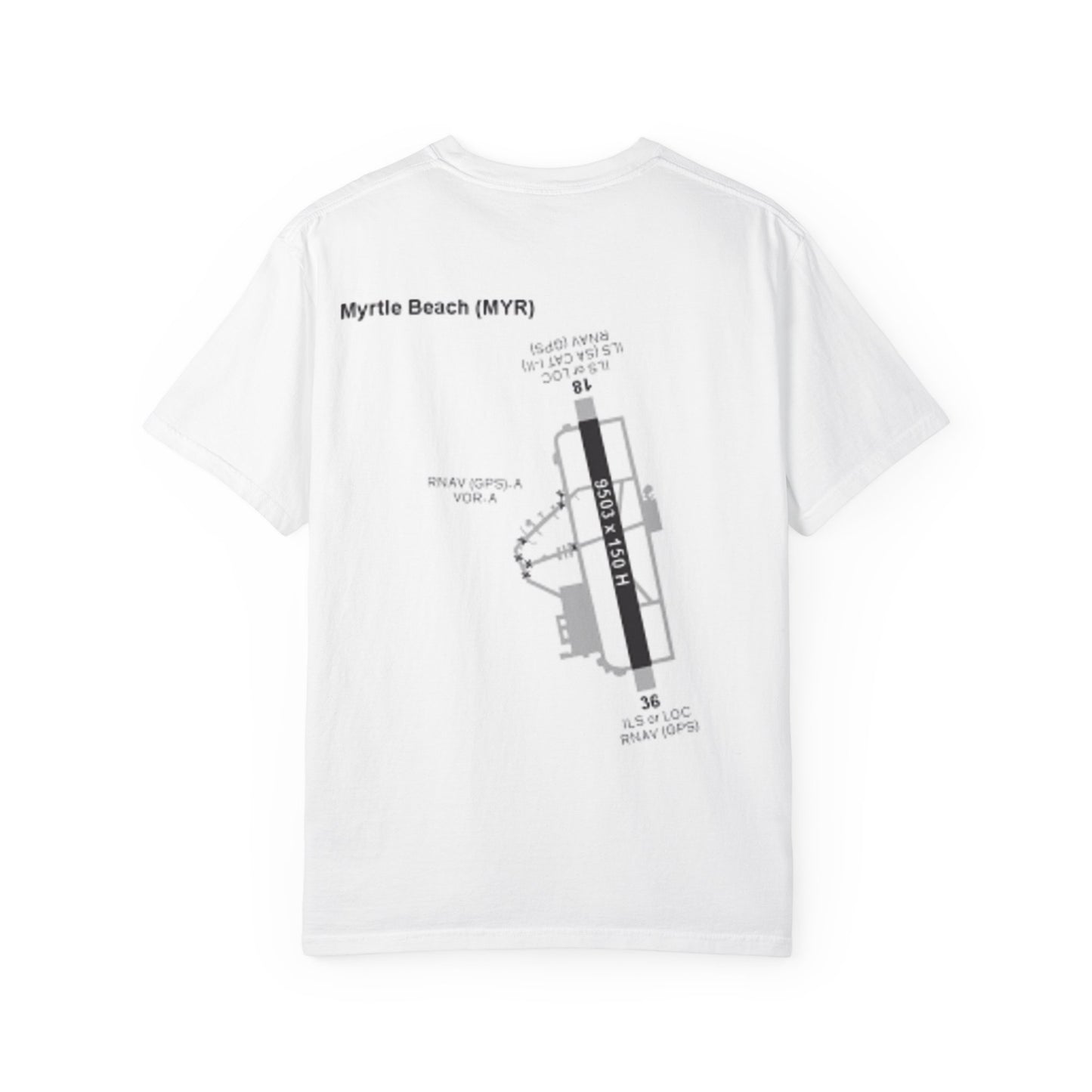 KMYR airport t-shirt