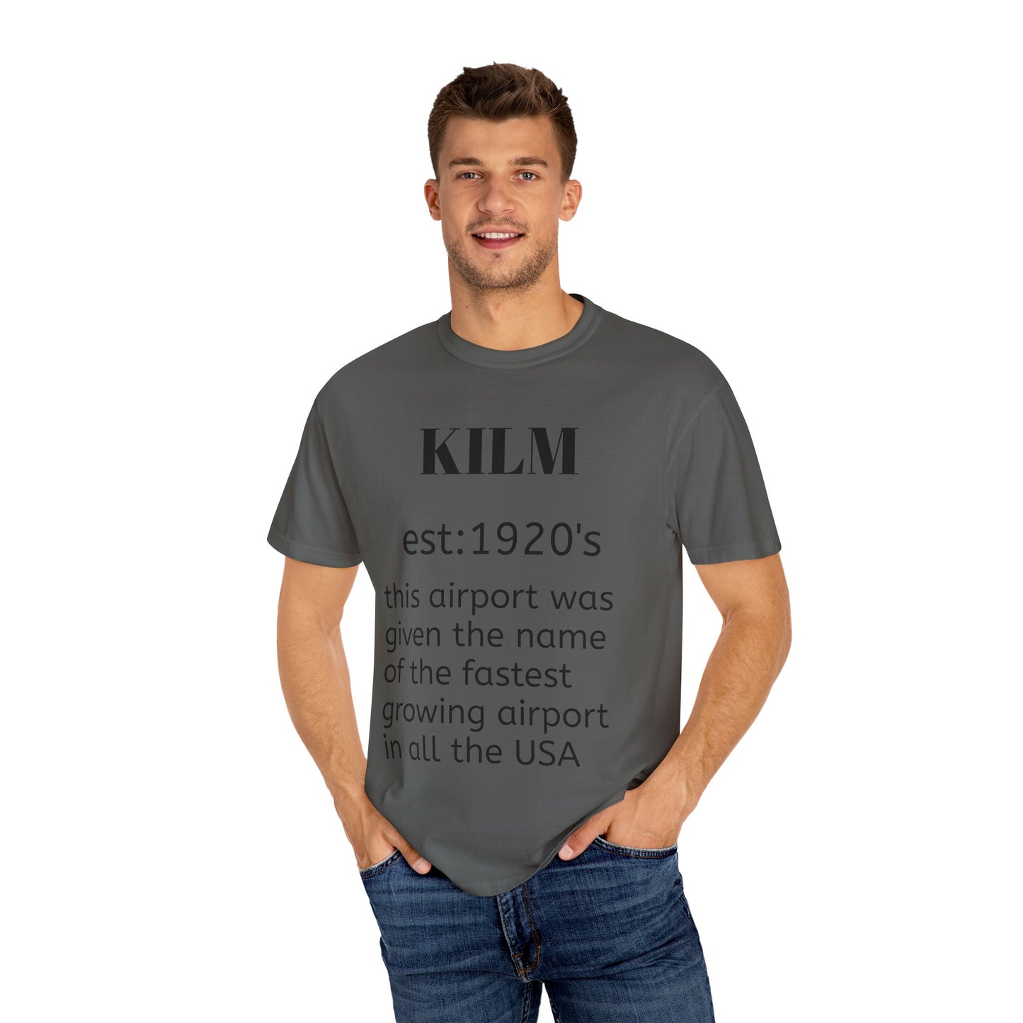 (NEW!!) KILM airport t shirt