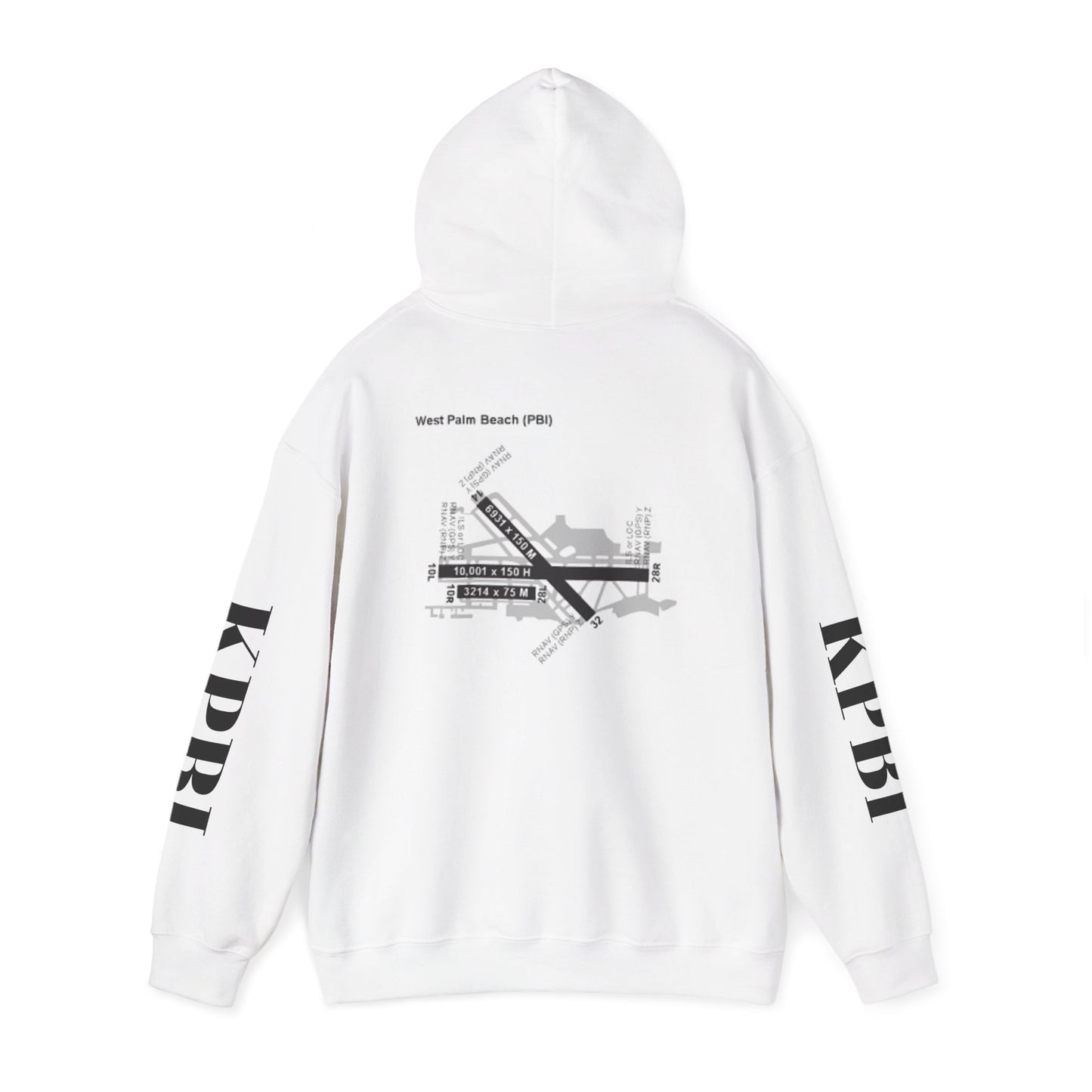 KPBI airport hoodie