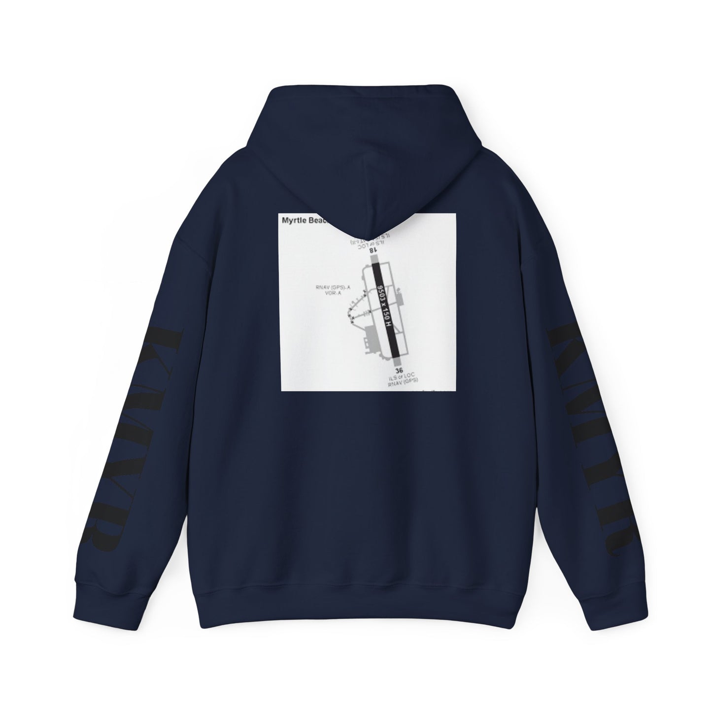 KMYR airport hoodie