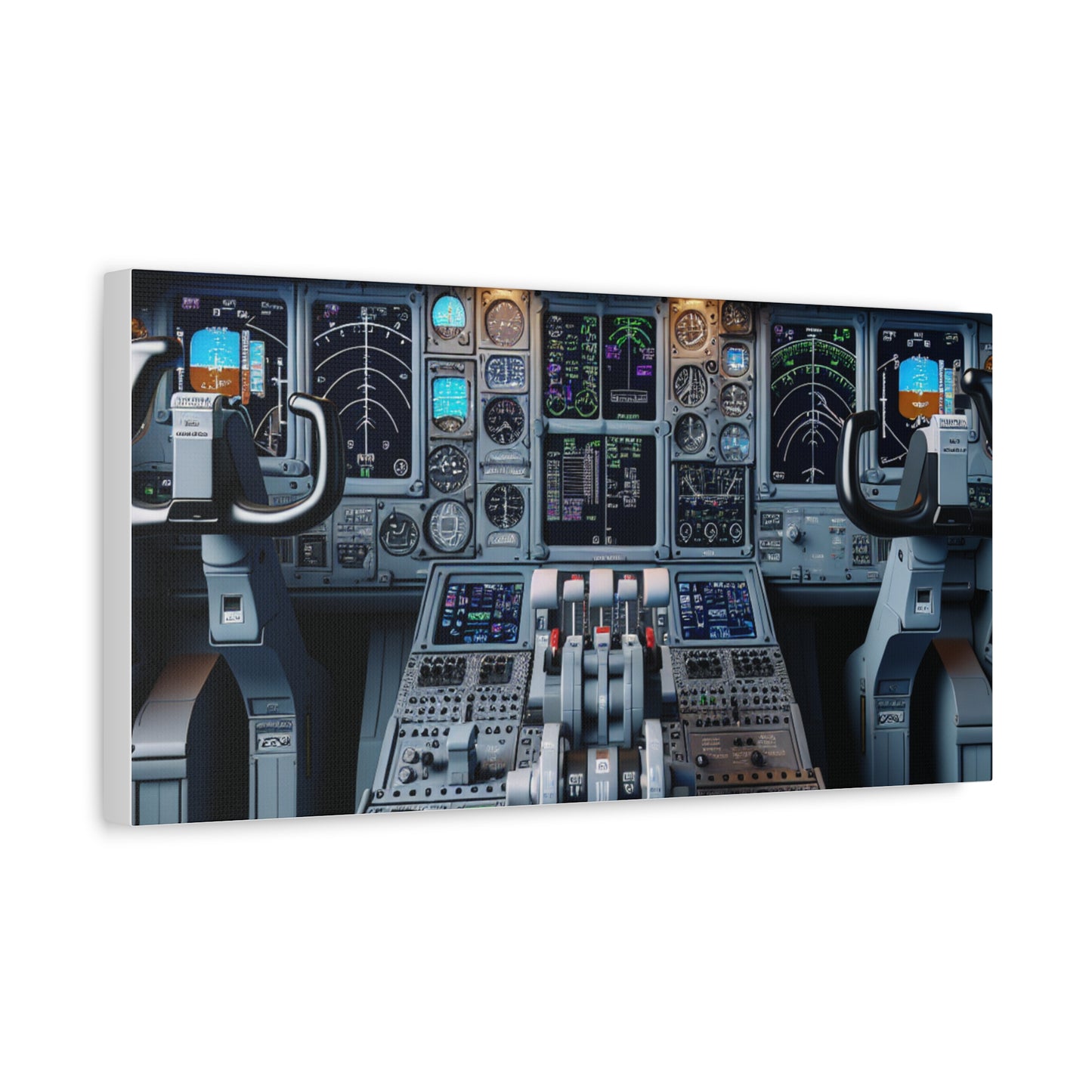 airplane controls canvas