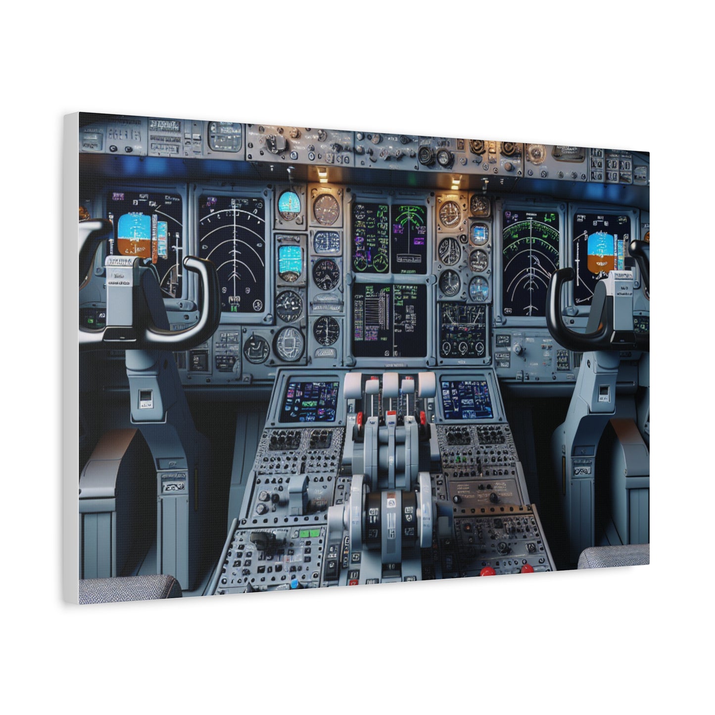 airplane controls canvas