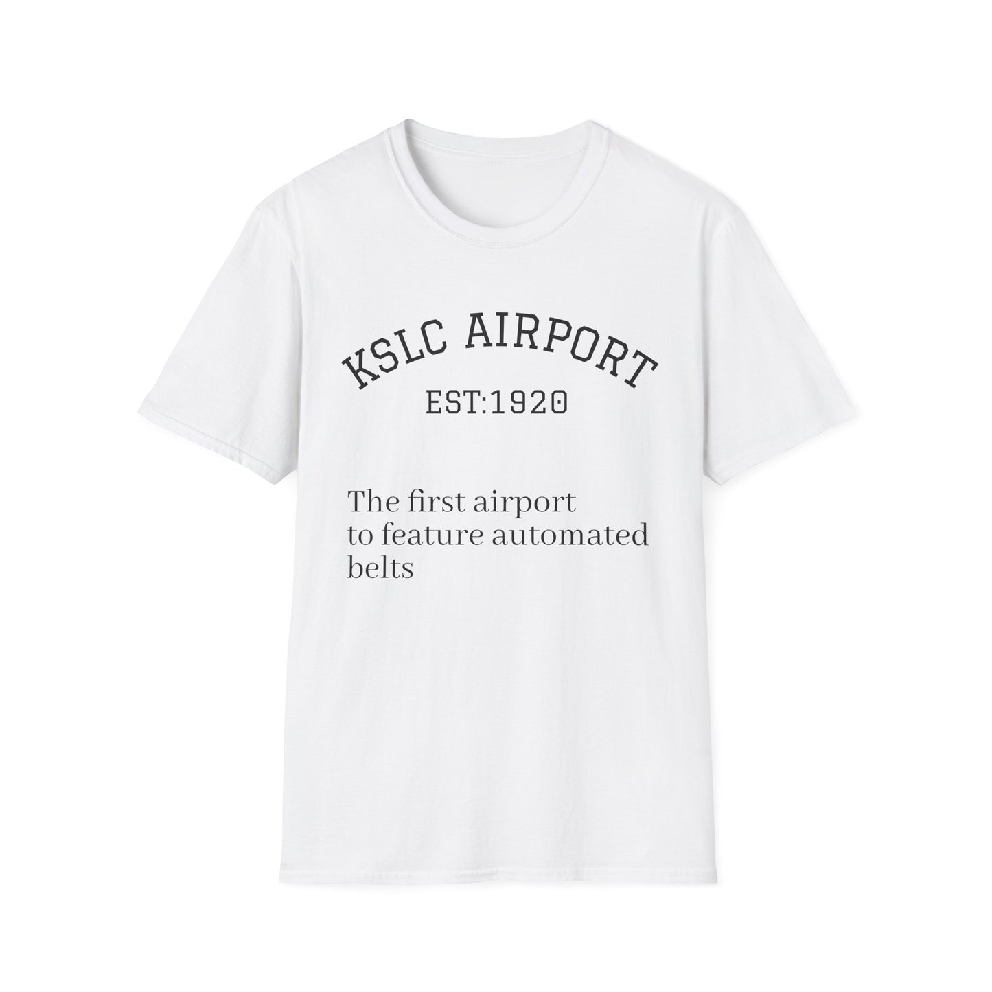 KSLC airport map t-shirt
