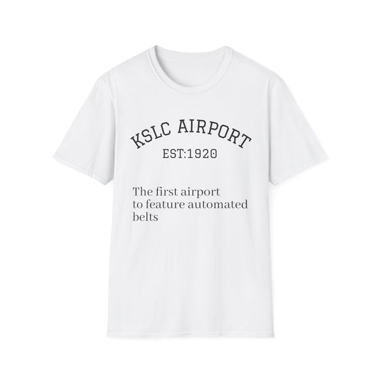 KSLC airport map t-shirt