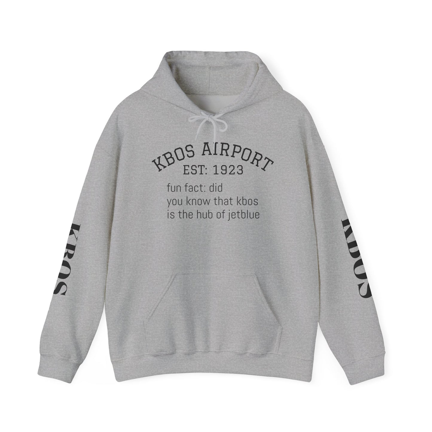 KBOS airport hoodie