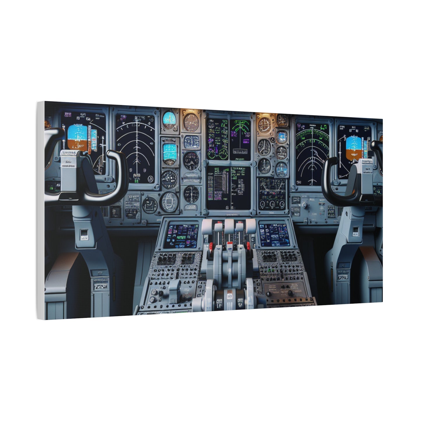 airplane controls canvas