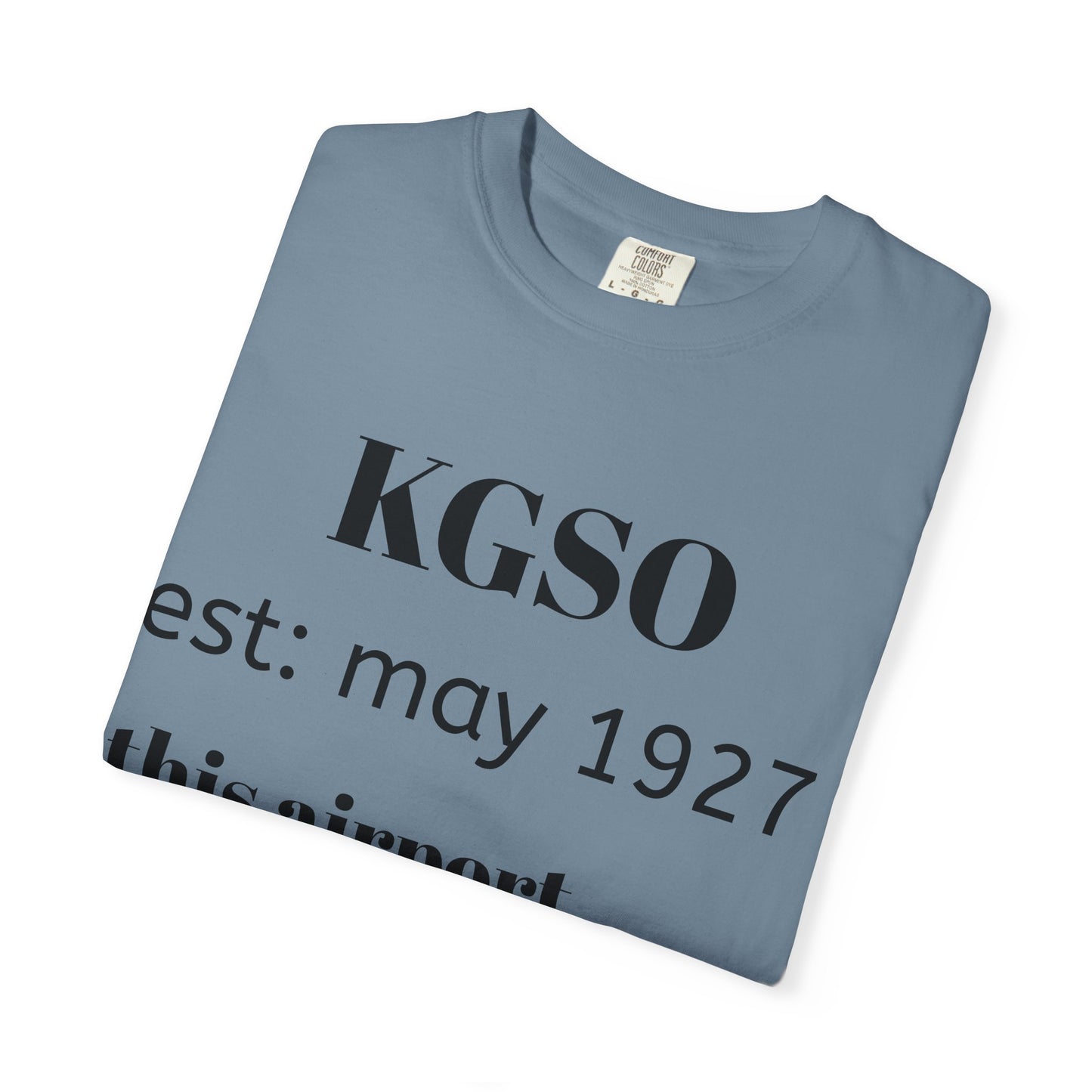 (NEW!!!!) KGSO airport t-shirt