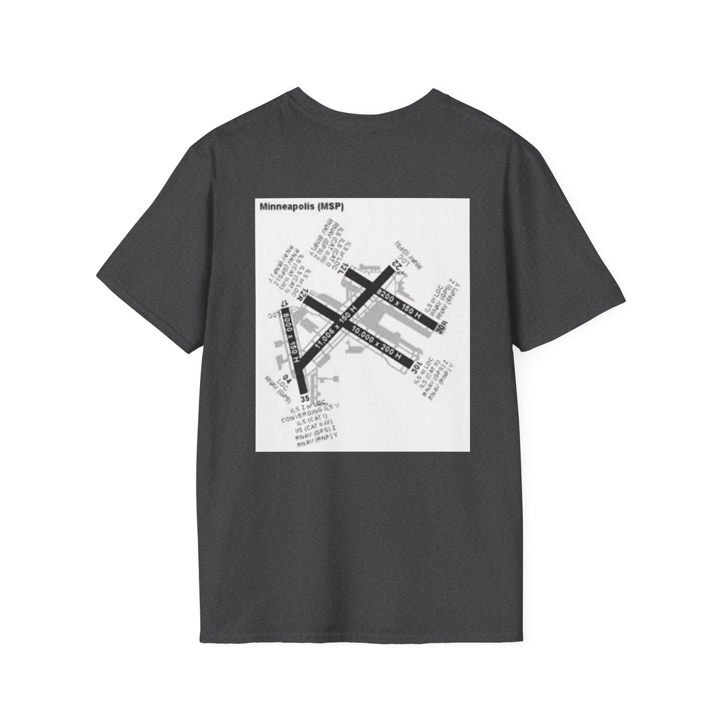 KMSP airport t-shirt