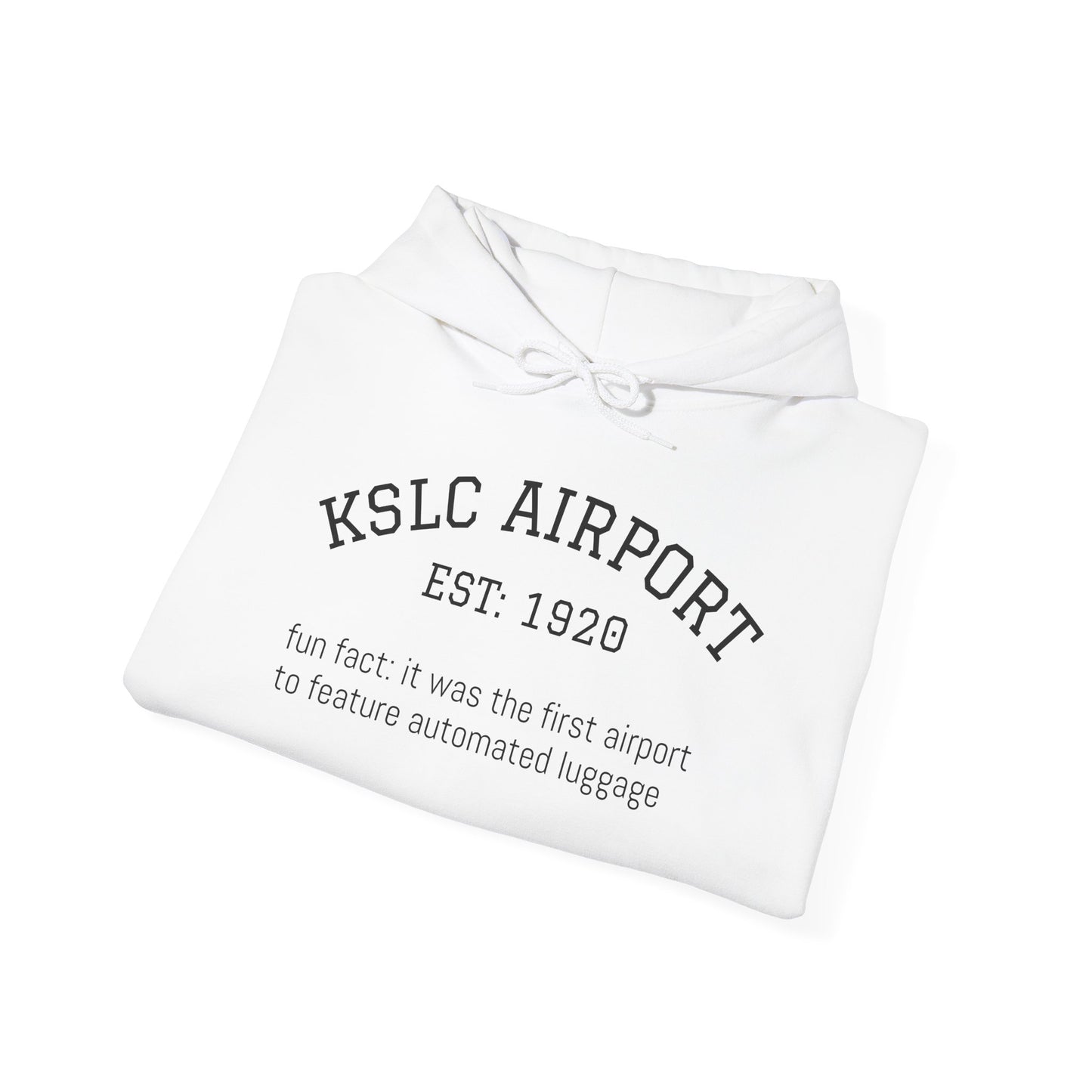 KSLC airport map hoodie