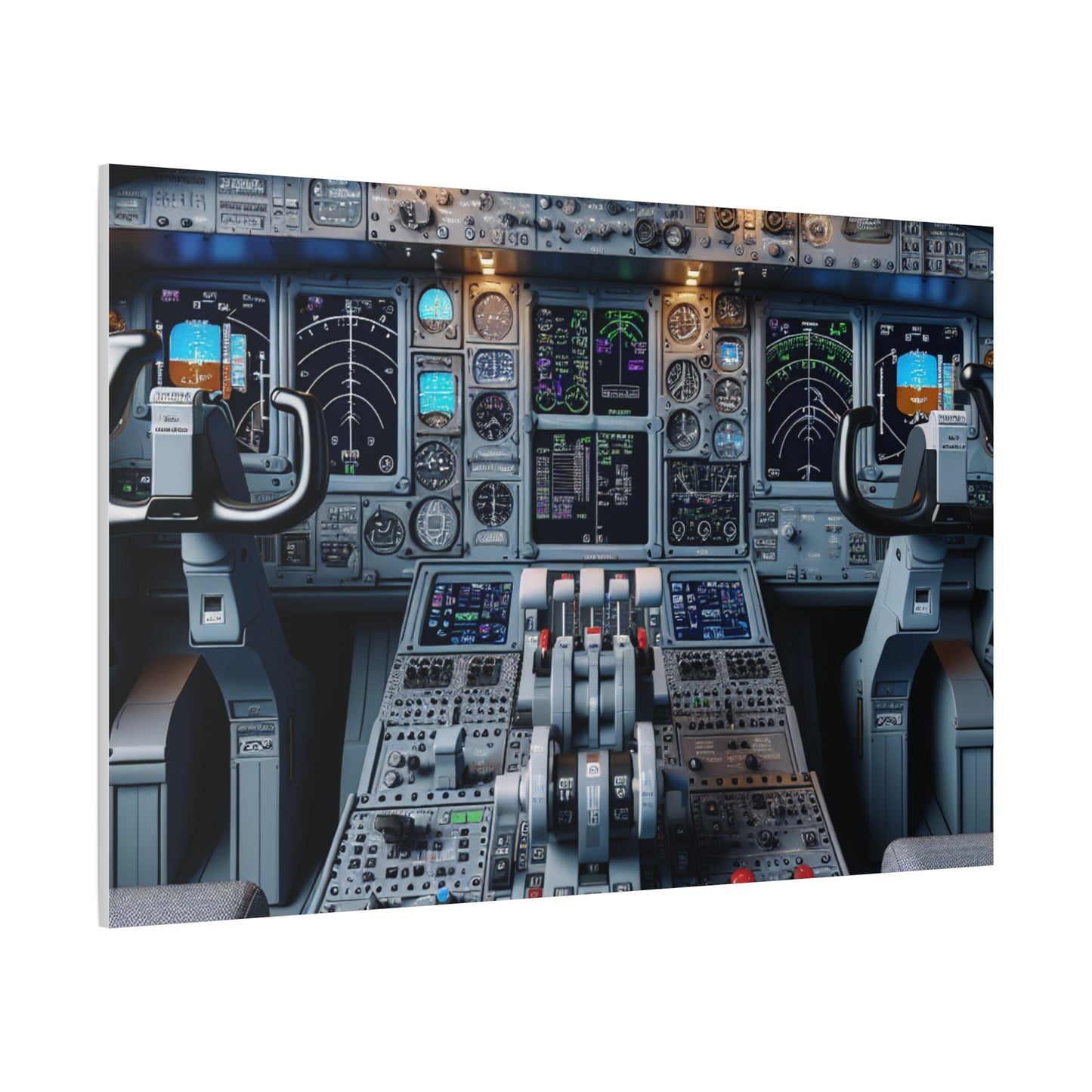 airplane controls canvas