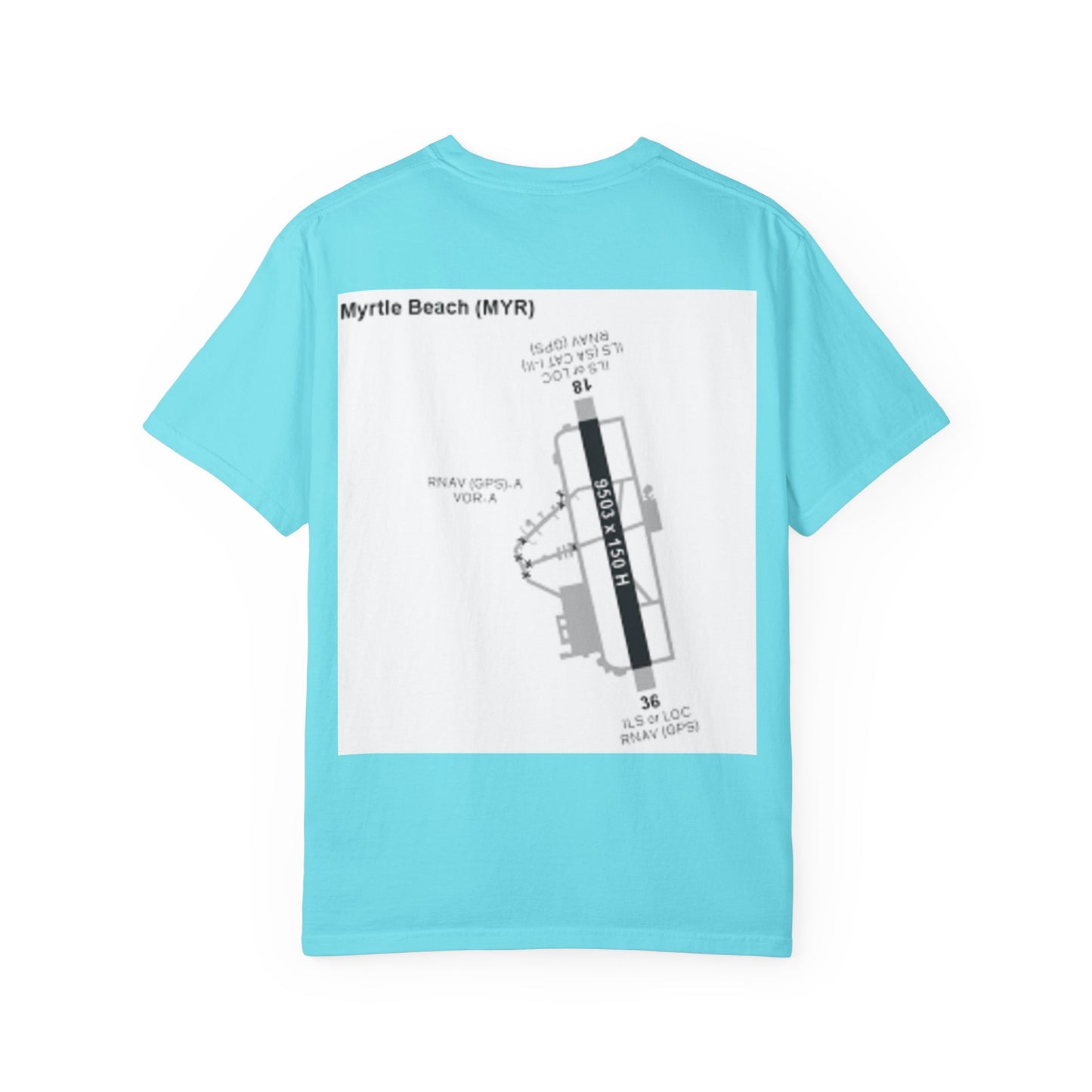 KMYR airport t-shirt