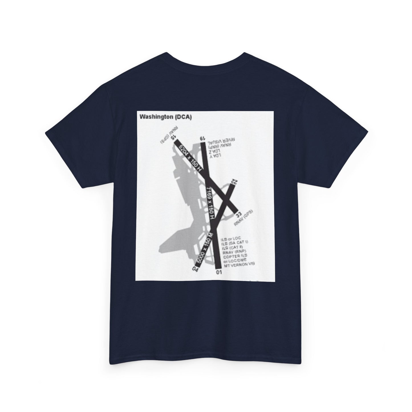 KDCA airport t-shirt