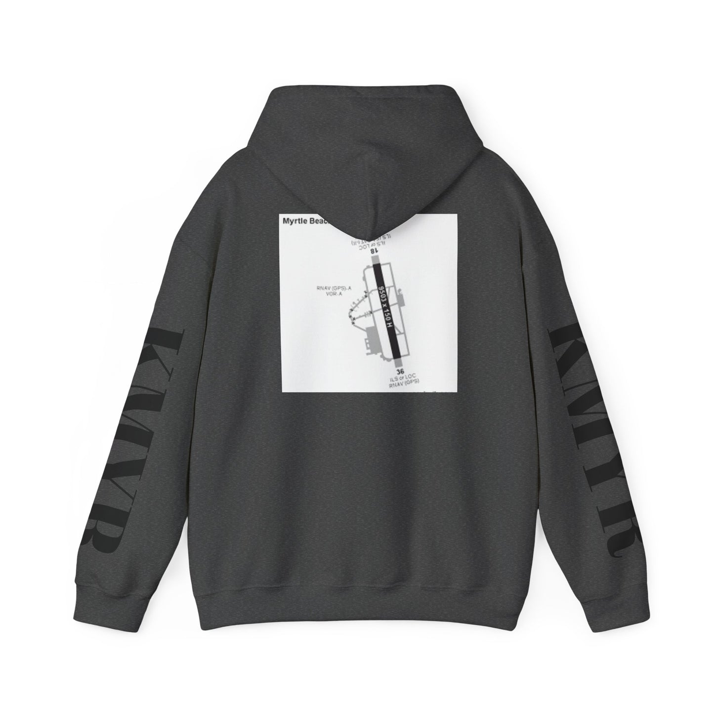 KMYR airport hoodie