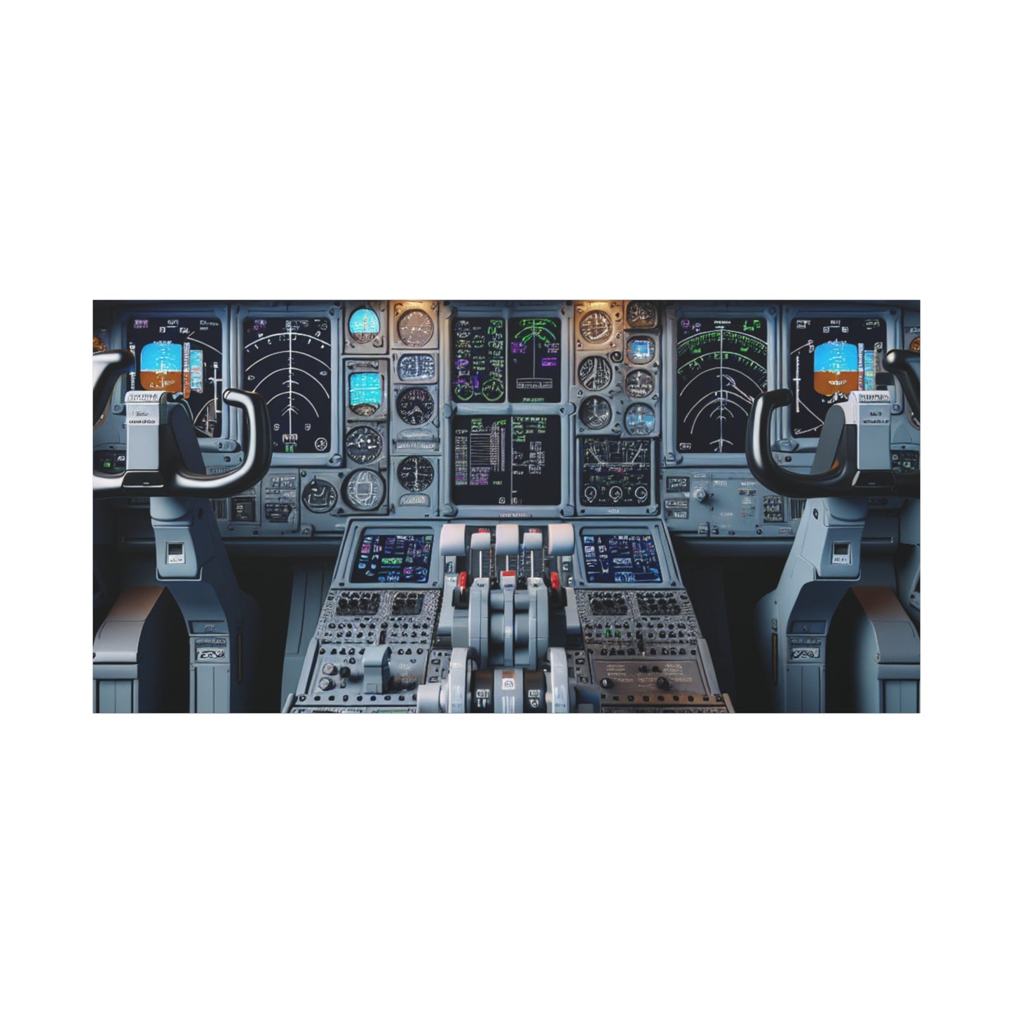 airplane controls canvas