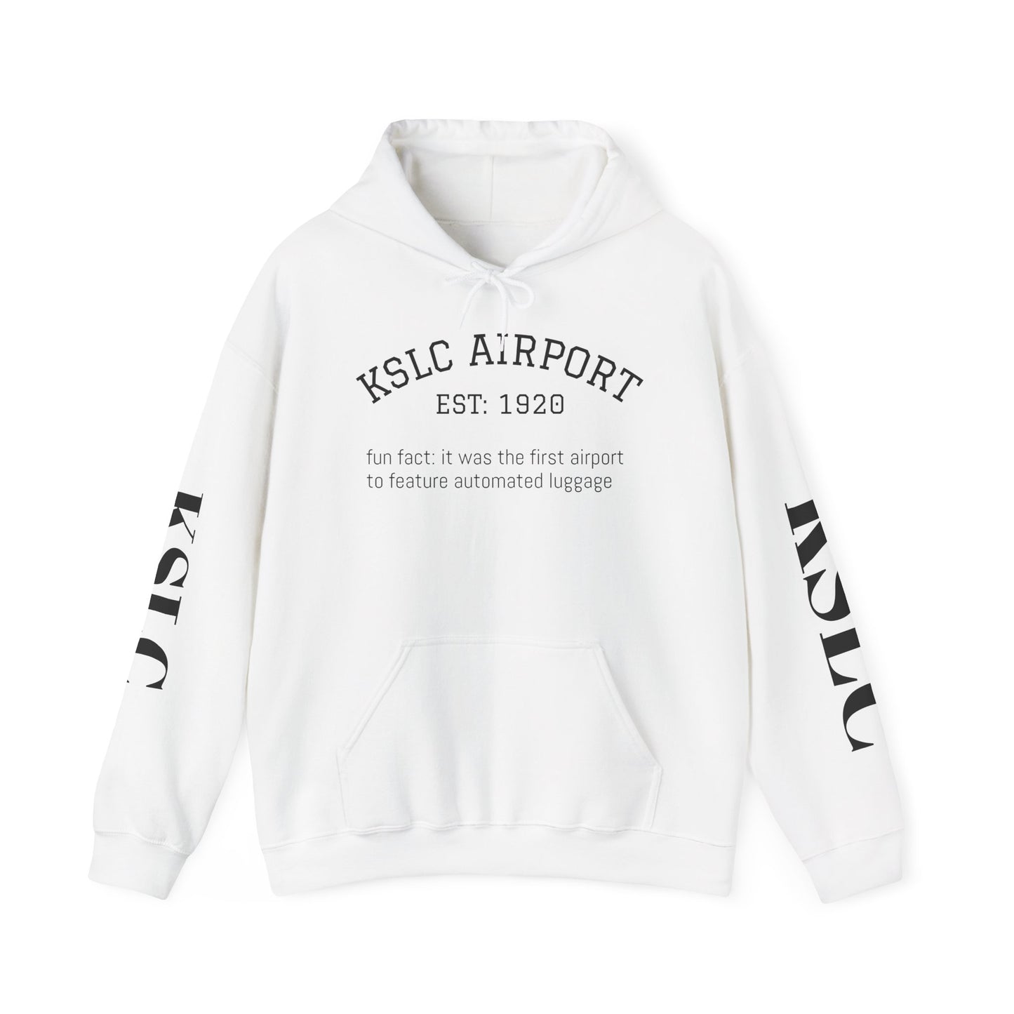 KSLC airport map hoodie
