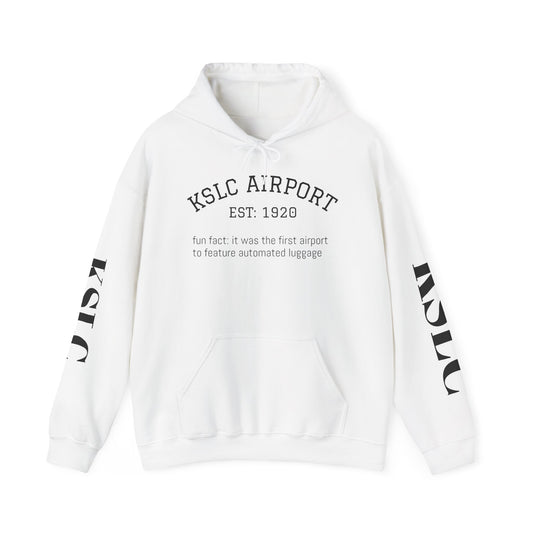 KSLC airport map hoodie