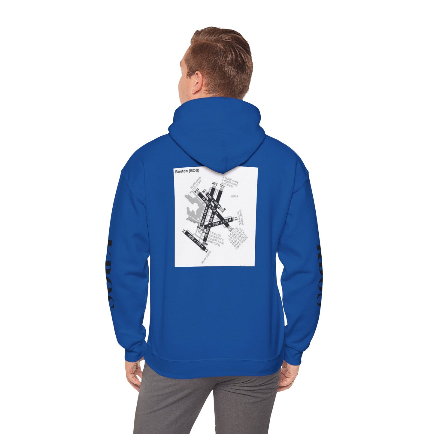 KBOS airport hoodie