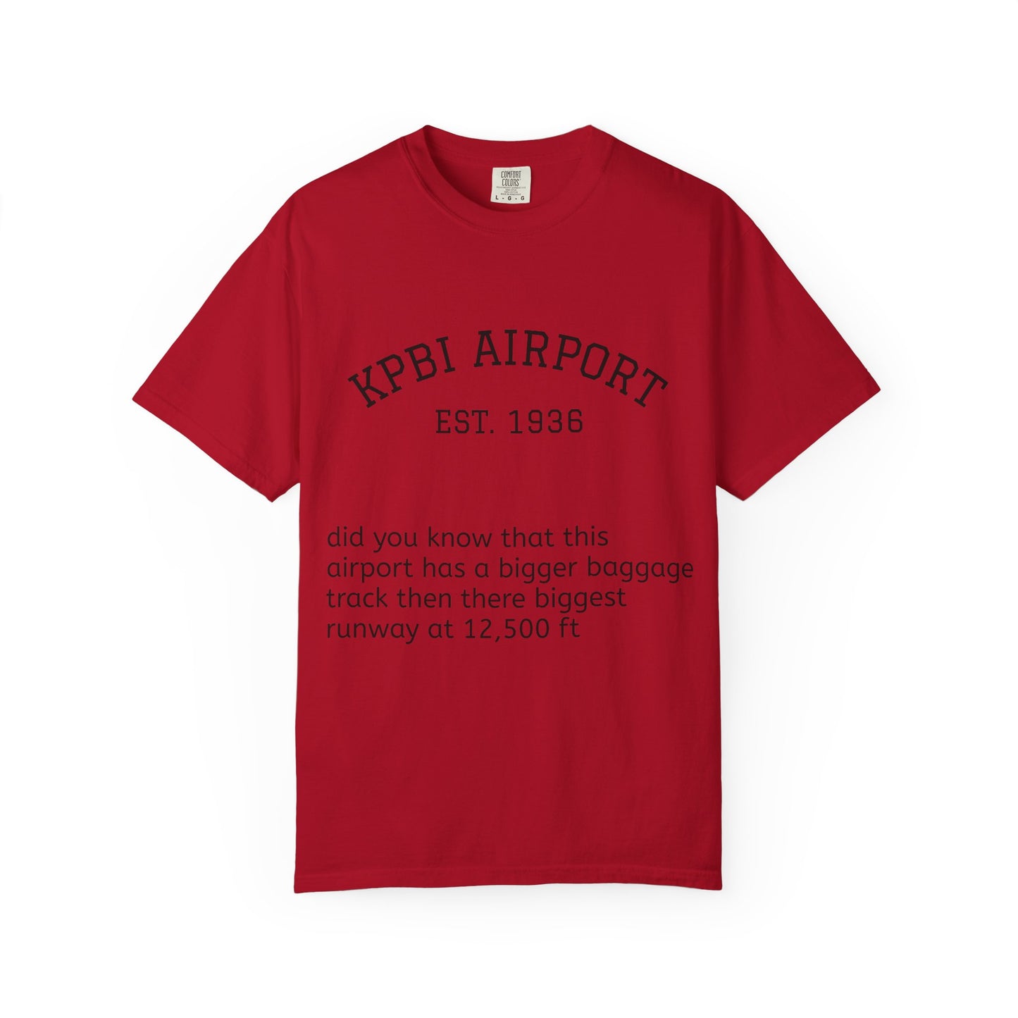 KPBI airport t-shirt