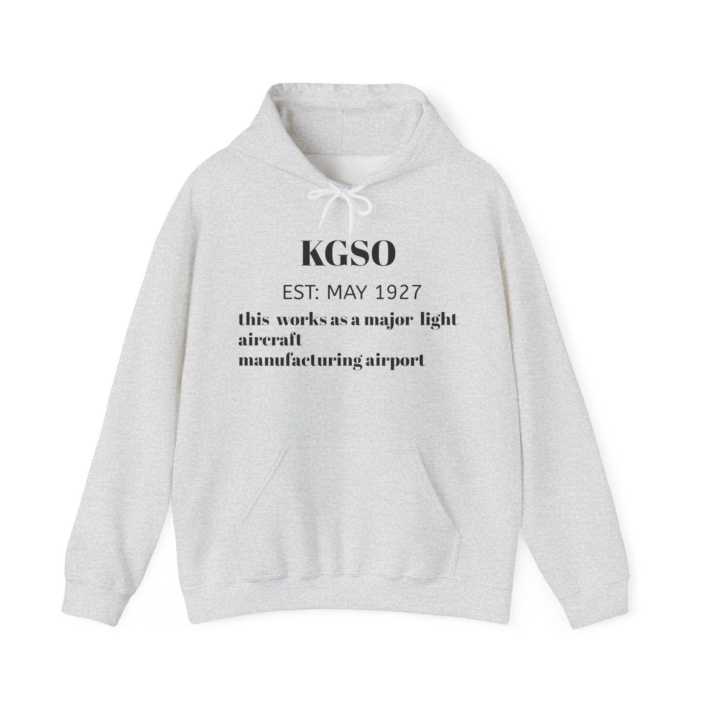 (NEW!!) KGSO airport hoodie