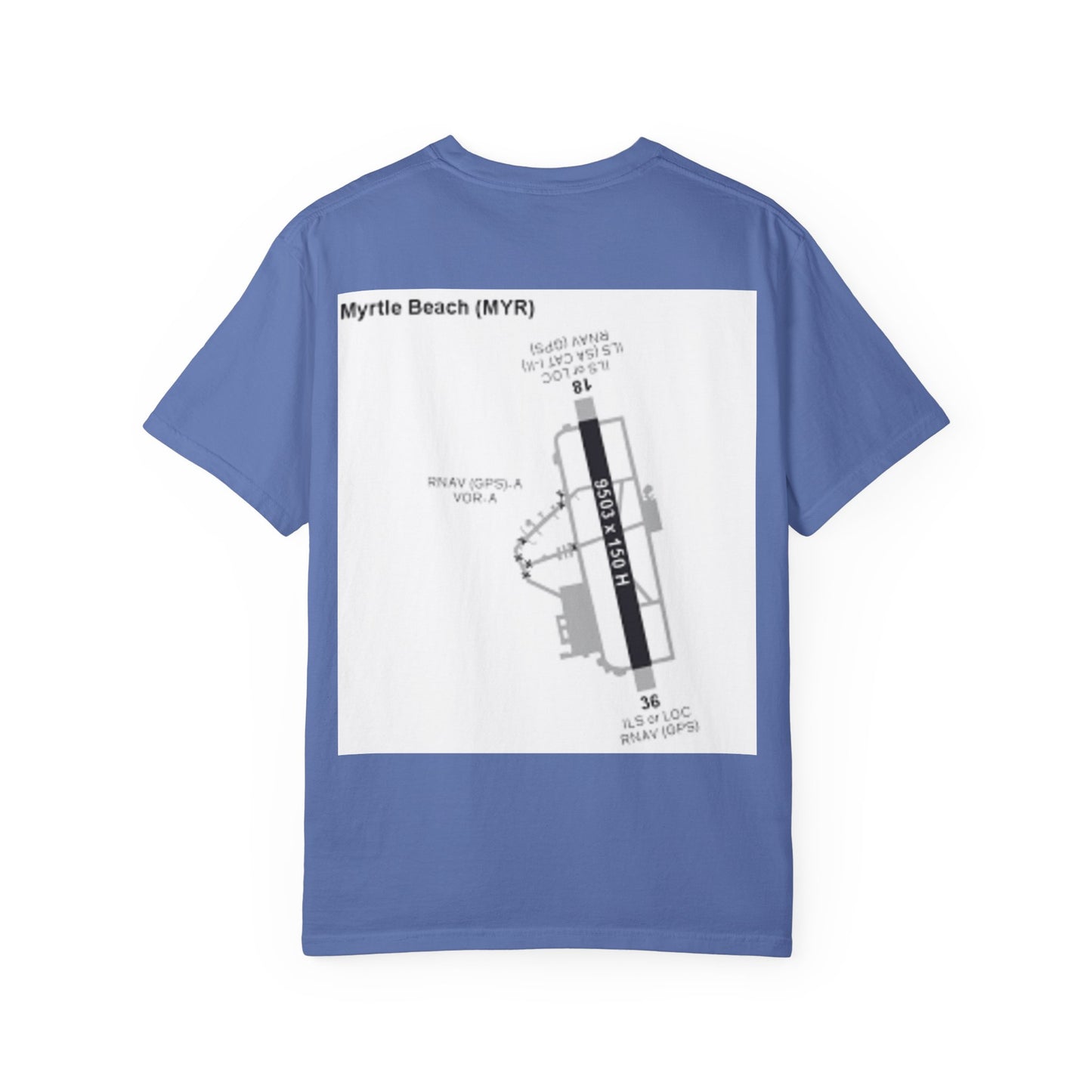 KMYR airport t-shirt