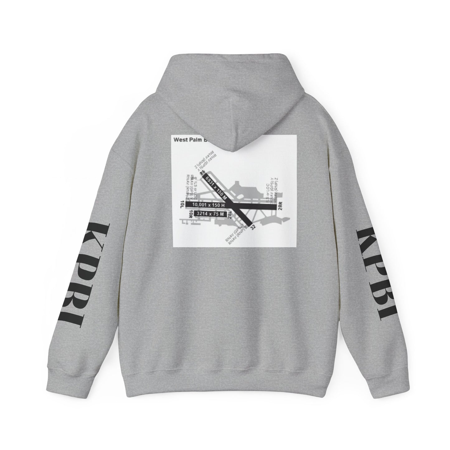 KPBI airport hoodie