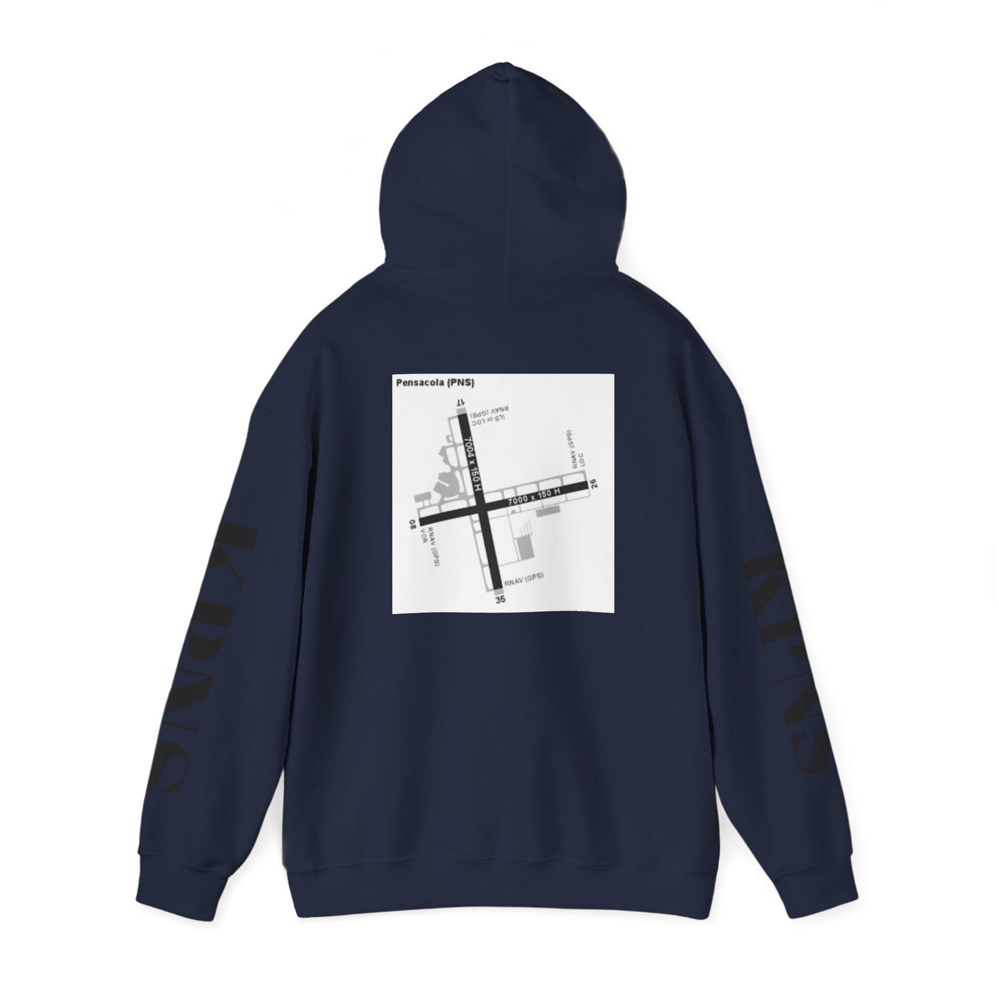 KPNS airport hoodie